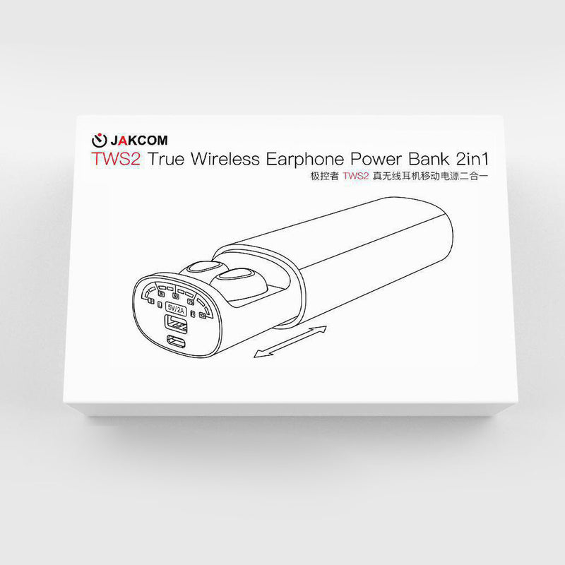 True Wireless Earphone Power Bank | TW2-SR |  JACKOM