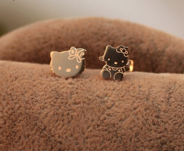 Kitty Earring | Gold Plated