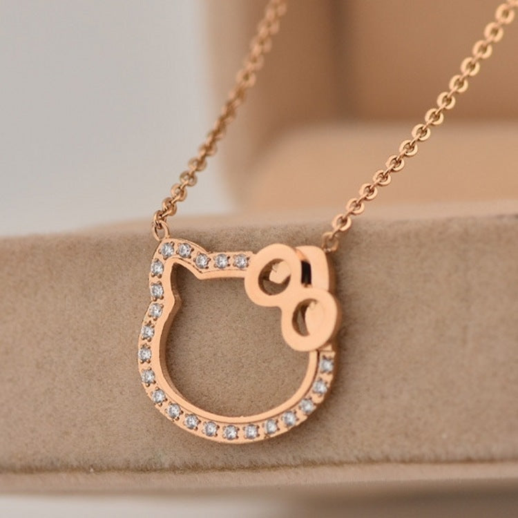 Kitty Necklace | Gold Plated